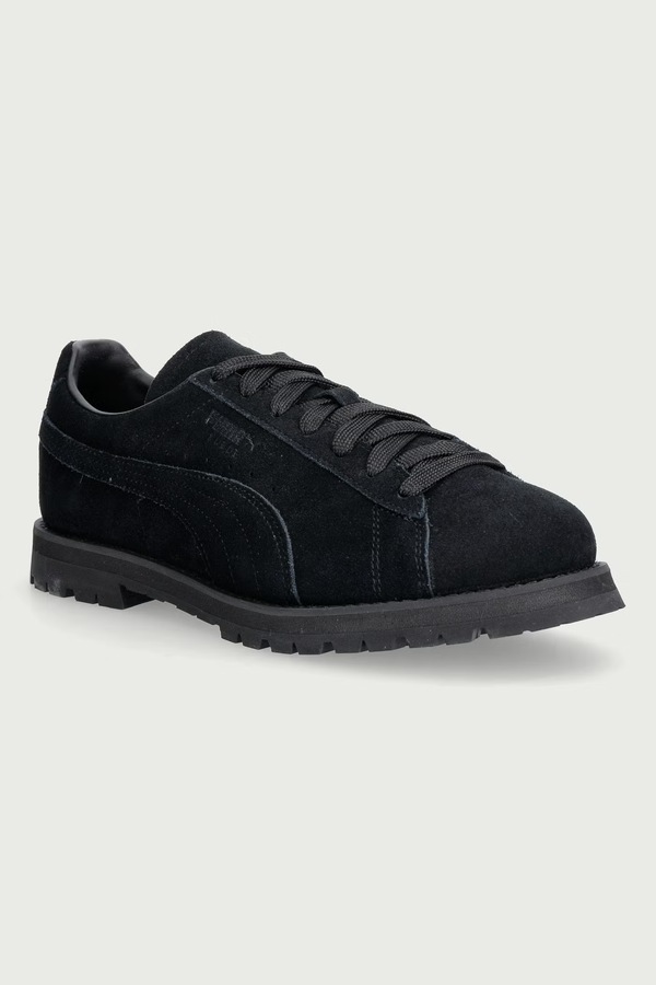 Suede Vibram кросівки чоловічі замшеві Puma колір чорний