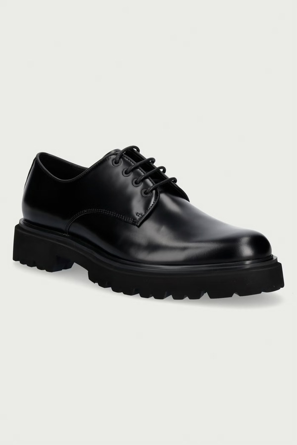 Полуботинки мужские кожаные Steve Madden Motala цвет черный