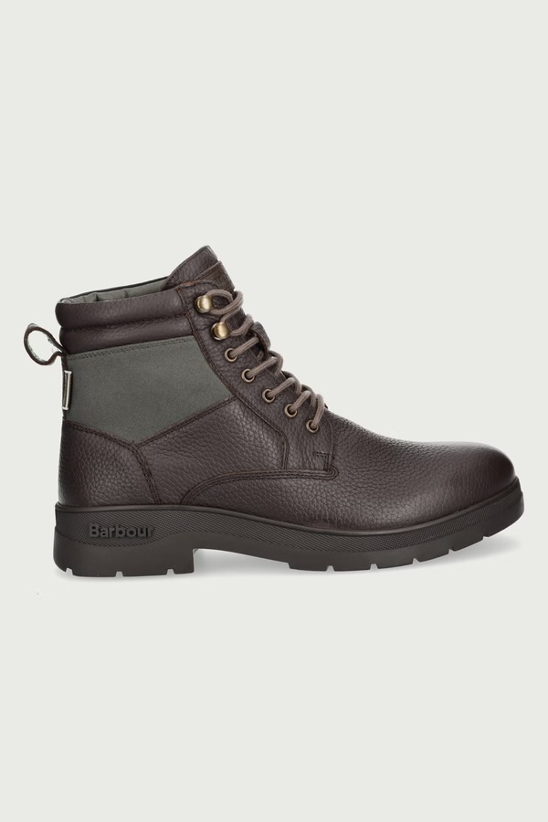 Похідні черевики чоловічі шкіряні Barbour Eslington колір коричневий