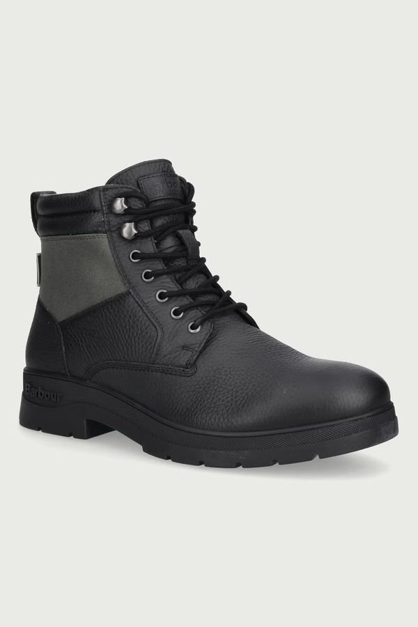 Похідні черевики чоловічі шкіряні Barbour Eslington колір чорний