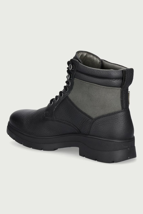 Похідні черевики чоловічі шкіряні Barbour Eslington колір чорний фото 2