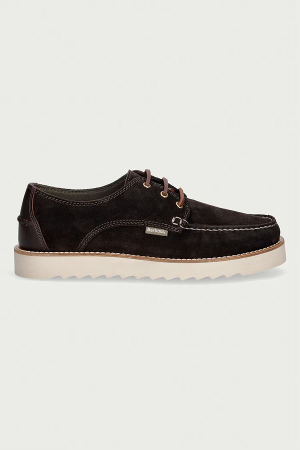 Полуботинки мужские замшевые Barbour Aydon цвет коричневый