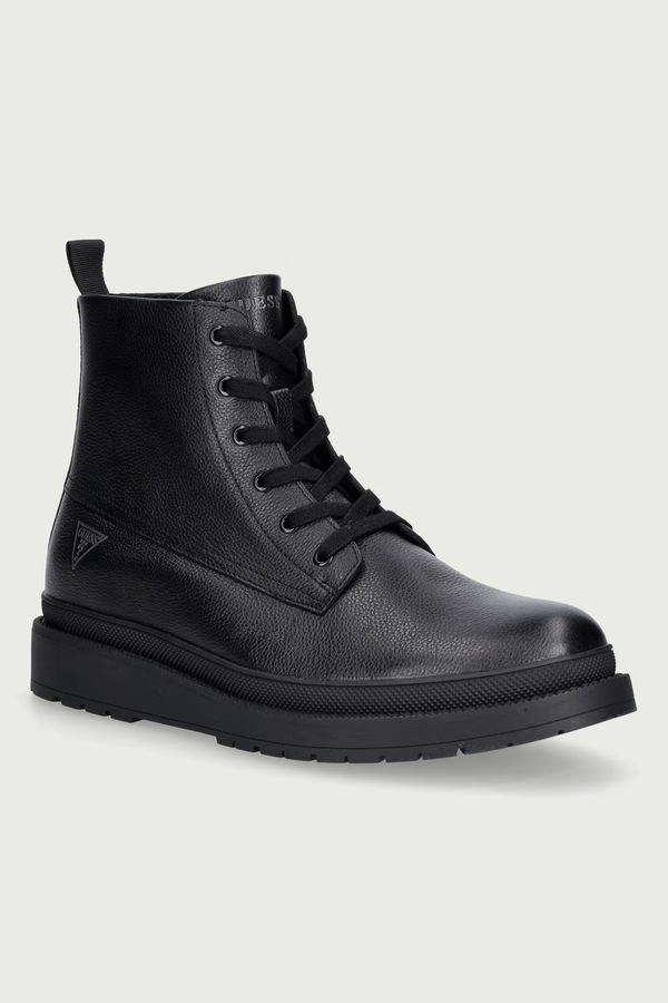 Похідні черевики чоловічі шкіряні Guess CAVORN колір чорний