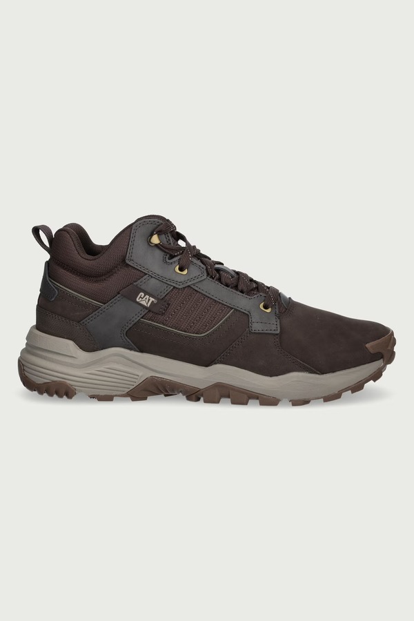Мужское обувь CAT Footwear GRAPPLE LEATHER MID цвет коричневый