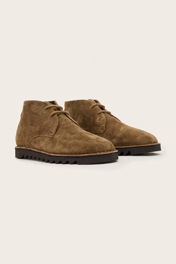 Ботильоны мужские кожаные AllSaints Slix Chukka Boot цвет коричневый