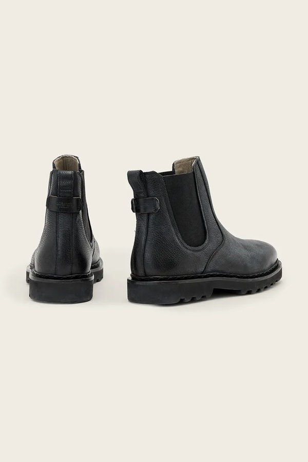 Челсі чоловічі шкіряні AllSaints Skiff Chelsea Boot колір чорний фото 3