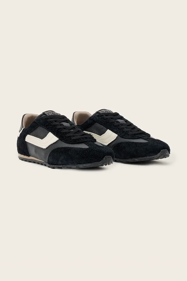 Liam Hex Low Top кросівки чоловічі шкіряні AllSaints колір чорний