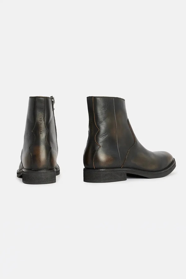 Обувь мужское кожаное AllSaints Lang Boot цвет коричневый фото 2