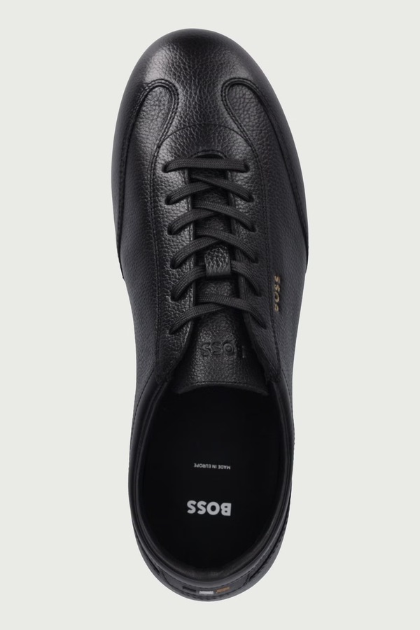 Lineor кросівки чоловічі шкіряні BOSS колір чорний фото 4