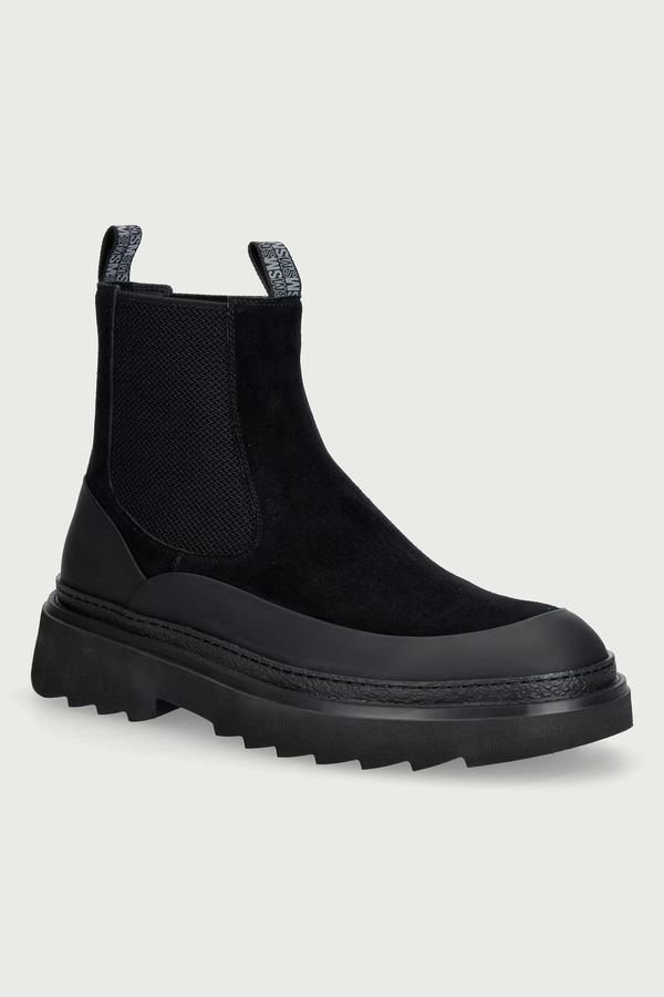 Челсі чоловічі замшеві Steve Madden Rockland колір чорний