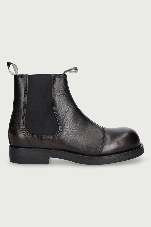 Челсі чоловічі шкіряні MM6 Maison Margiela колір коричневий фото 2