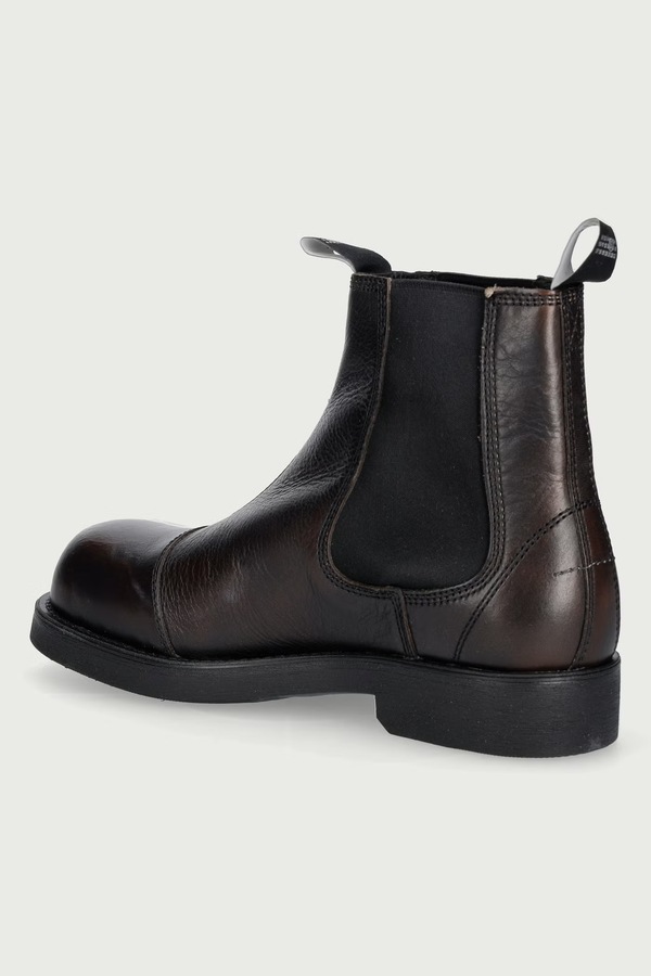 Челсі чоловічі шкіряні MM6 Maison Margiela колір коричневий фото 3