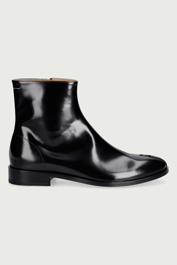 Ботильйони чоловічі шкіряні MM6 Maison Margiela колір чорний