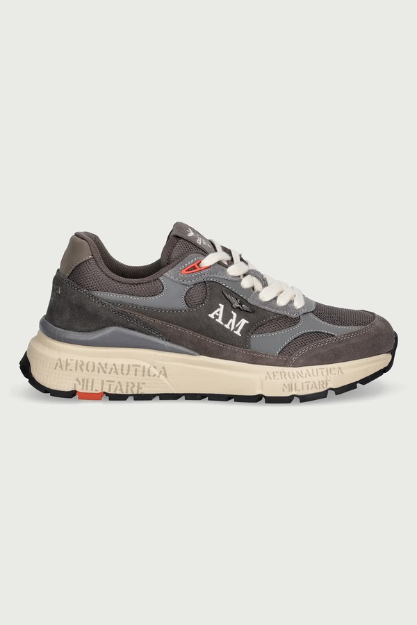 SNEAKERS кросівки чоловічі Aeronautica Militare колір коричневий фото 2