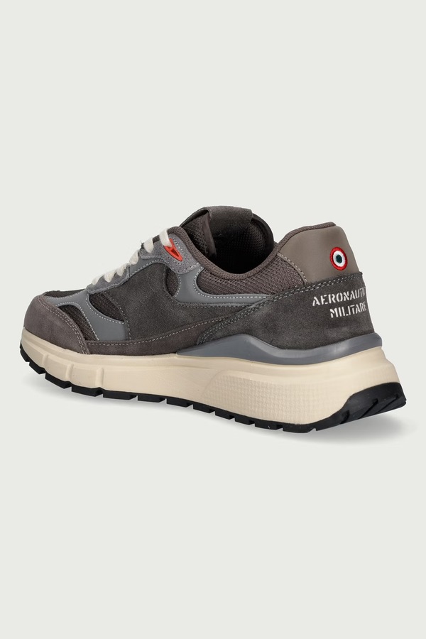 SNEAKERS кросівки чоловічі Aeronautica Militare колір коричневий фото 3