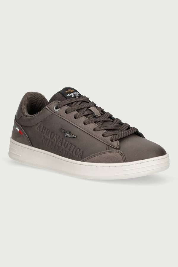 SNEAKERS кросівки чоловічі Aeronautica Militare колір коричневий