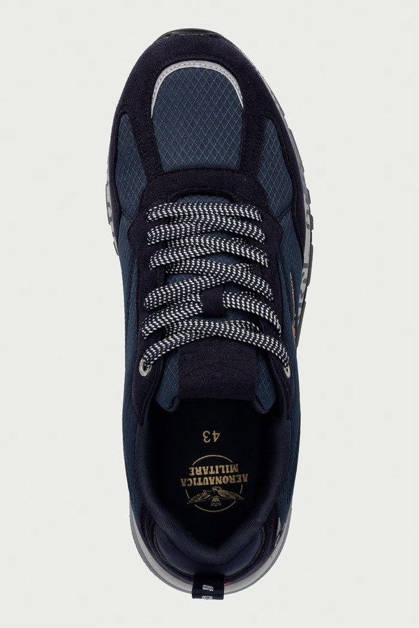 SNEAKERS кросівки чоловічі Aeronautica Militare колір темно-синій фото 4