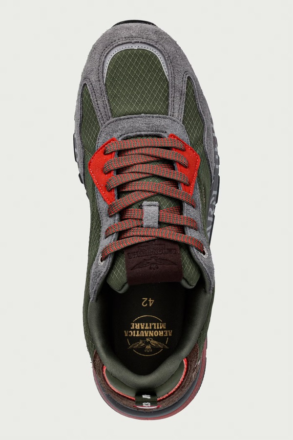 FURRY SNEAKERS кросівки чоловічі замшеві Aeronautica Militare колір сірий фото 4