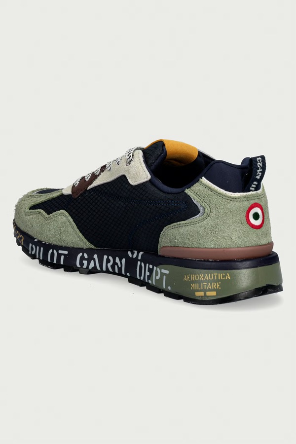 SNEAKER FURRY кросівки чоловічі Aeronautica Militare колір темно-синій фото 3