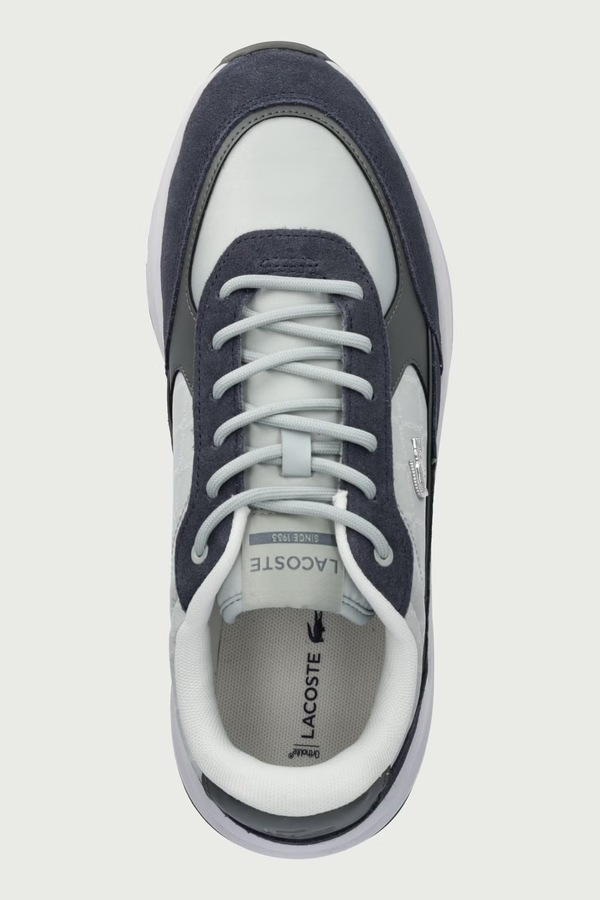 Run Set Sneakers кросівки чоловічі Lacoste колір сірий фото 4