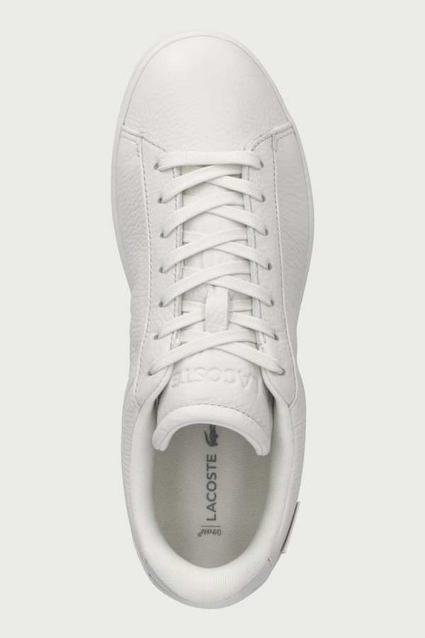 Carnaby Shield Sneakers кросівки чоловічі шкіряні Lacoste колір білий фото 4