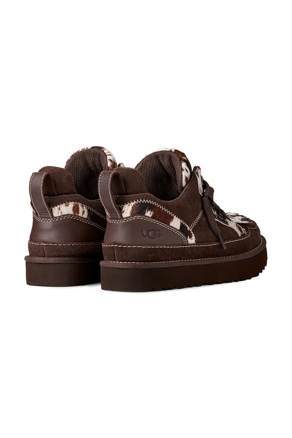 M Lowmel Western кросівки чоловічі замшеві UGG колір коричневий фото 2