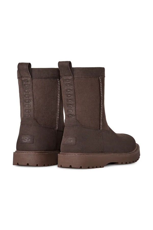 M Birch Boot II снігові чоботи чоловічі нубукові UGG колір коричневий фото 3
