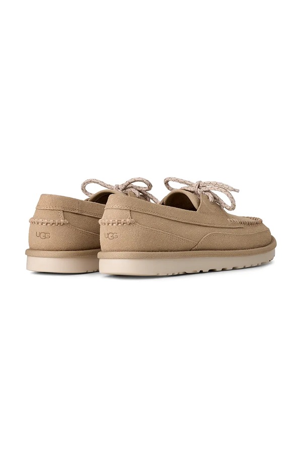 Мокасини чоловічі замшеві UGG M Deckmel колір бежевий фото 2