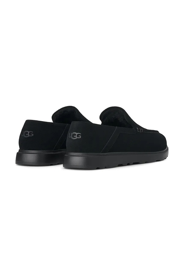 Мокасины мужские замшевые UGG M Shep Loafer цвет черный фото 2