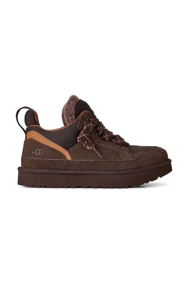 M Lowmel кросівки чоловічі замшеві UGG колір коричневий