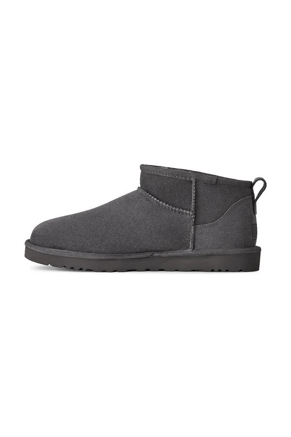 Снігові чоботи чоловічі замшеві UGG M Classic Ultra Mini колір сірий фото 4