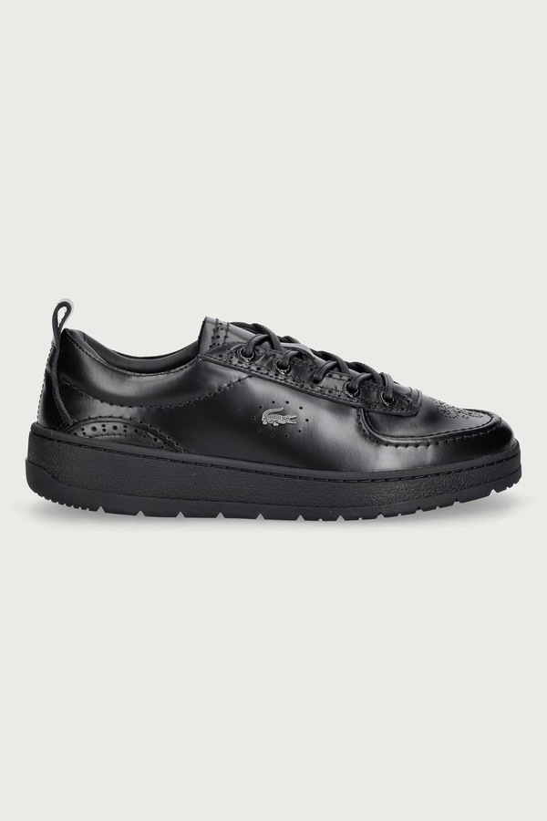 UMPIRE кросівки чоловічі шкіряні Lacoste колір чорний фото 2