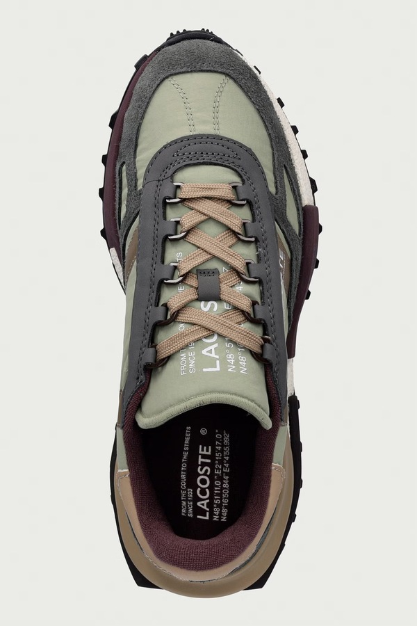 ELITE ACTIVE кросівки чоловічі Lacoste колір зелений фото 4