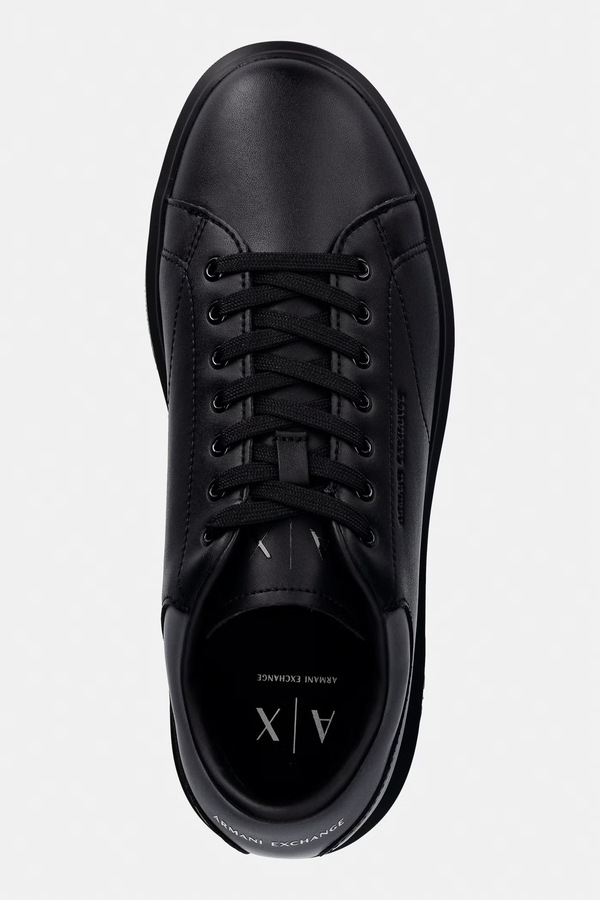 Кросівки чоловічі шкіряні Armani Exchange колір сірий фото 4