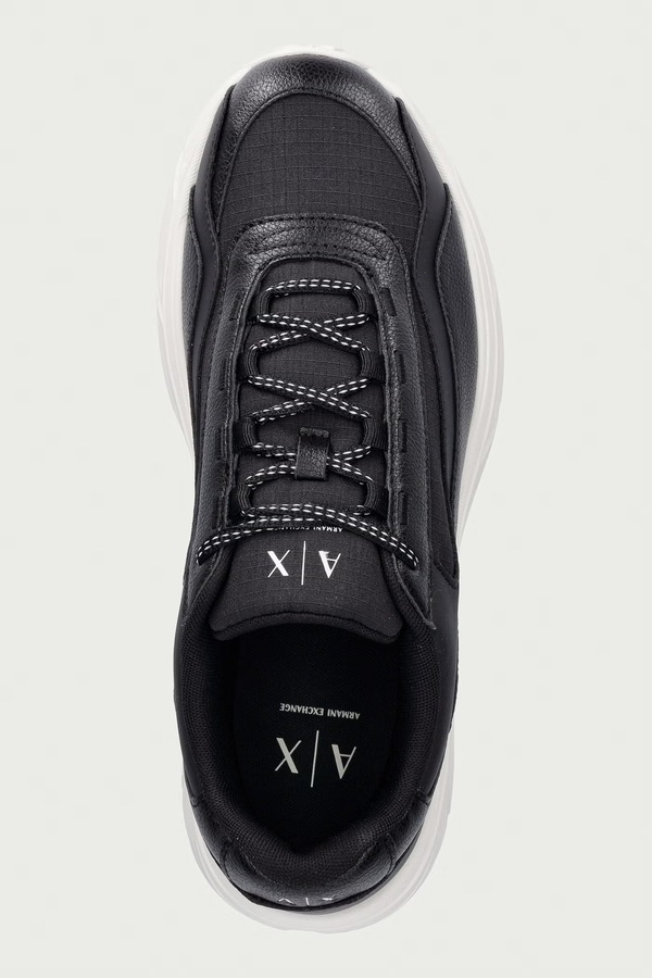 Чоловічі кросівки Armani Exchange колір чорний фото 4