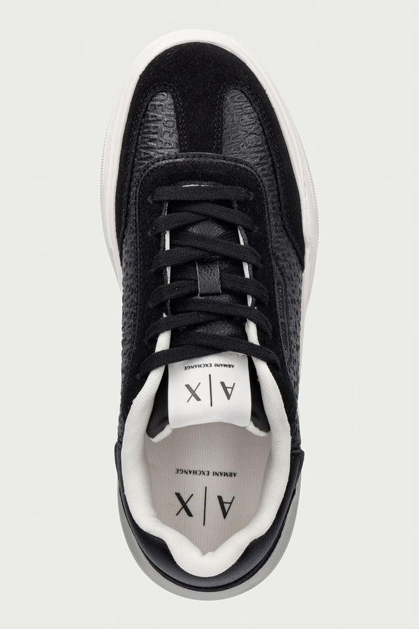 Кросівки чоловічі Armani Exchange колір чорний фото 4