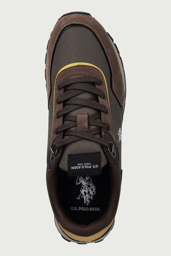 ARON009A кросівки чоловічі U.S. Polo Assn. колір зелений фото 4
