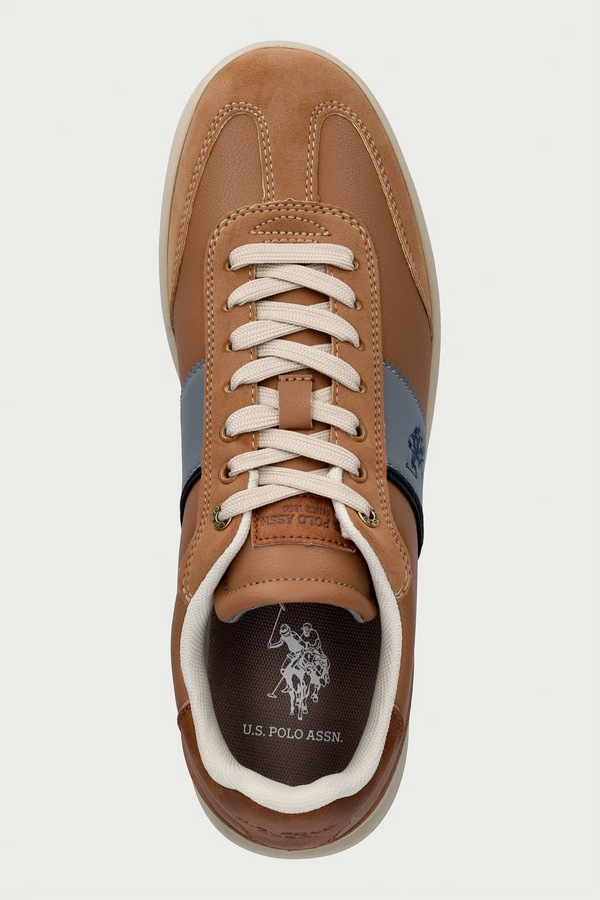 CAMPY004D кросівки чоловічі U.S. Polo Assn. колір бежевий фото 4