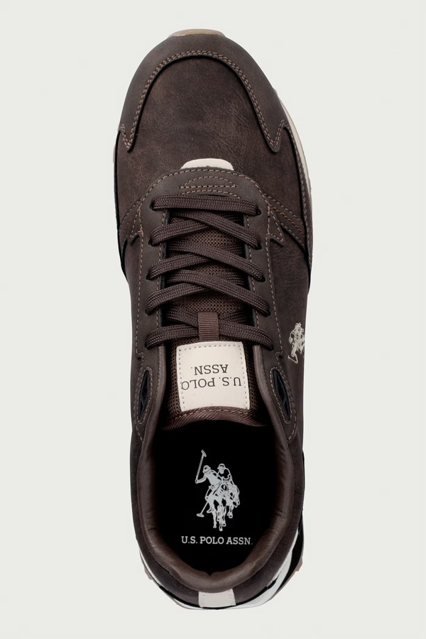 APRIL001 кросівки чоловічі U.S. Polo Assn. колір коричневий фото 4