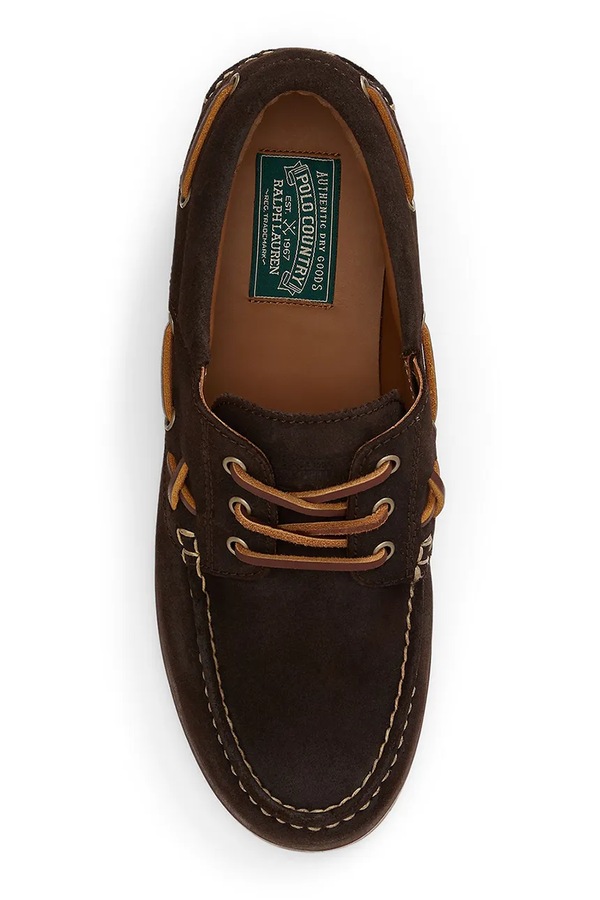 Мокасини чоловічі шкіряні Polo Ralph Lauren Ranger Deck колір коричневий фото 3