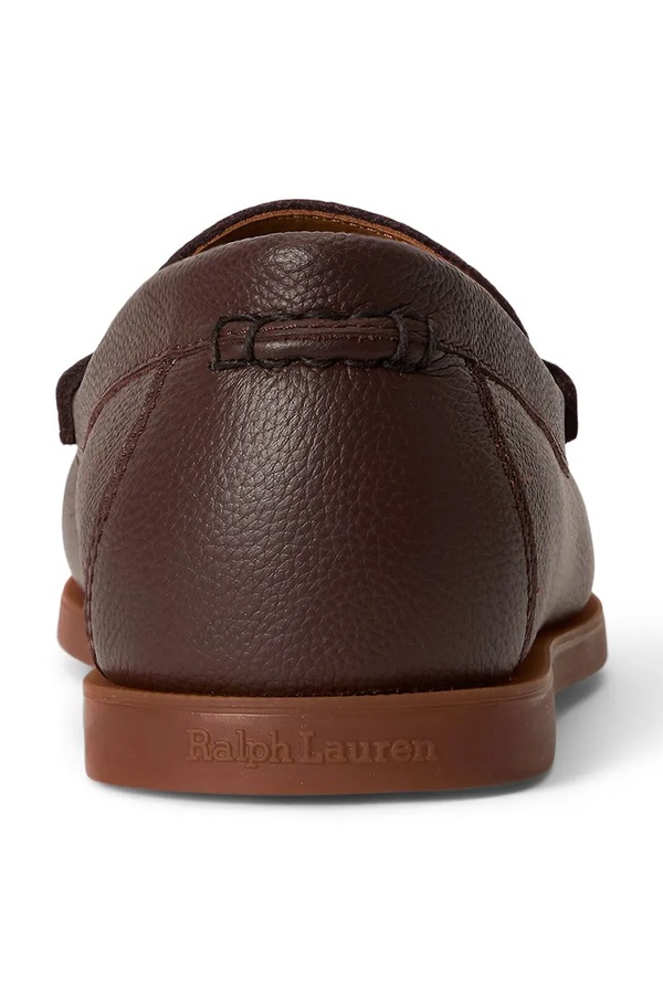 Мокасини чоловічі шкіряні Polo Ralph Lauren Merton Penny колір коричневий фото 4