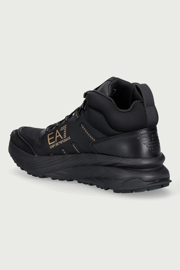 Похідні черевики чоловічі EA7 Emporio Armani колір чорний фото 3