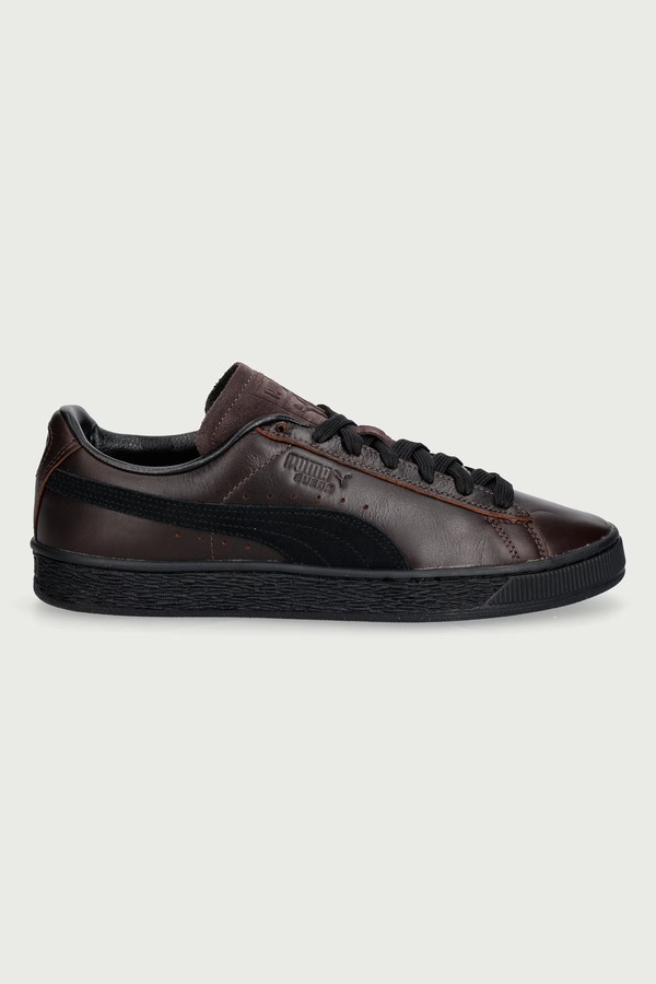 Suede Dressed кросівки чоловічі шкіряні Puma колір коричневий фото 2