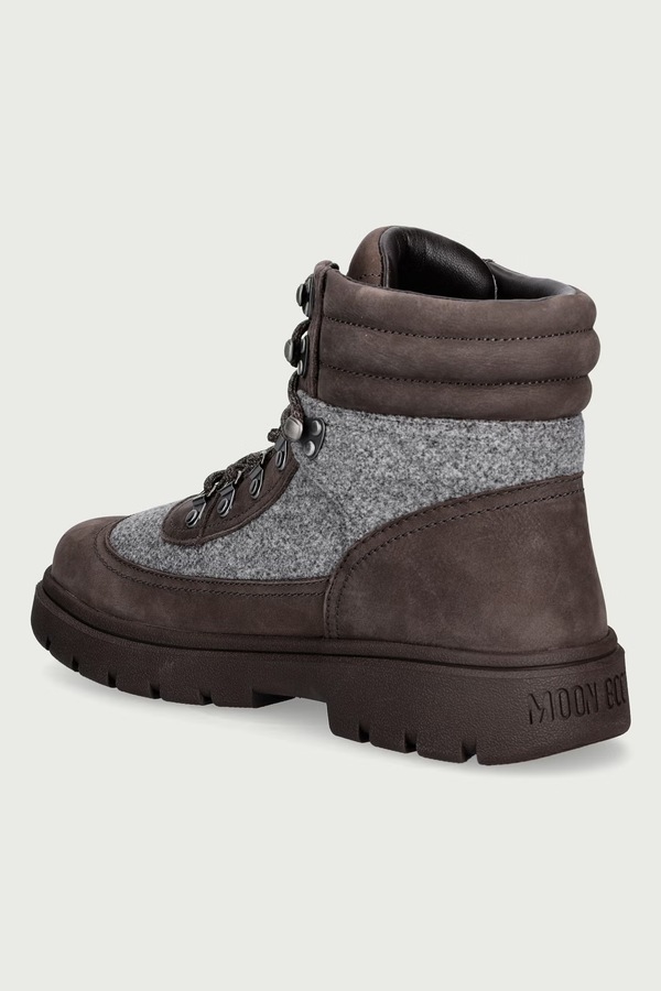 Ботинки мужские Moon Boot MB COMBAT BOOT FELT цвет коричневый фото 2
