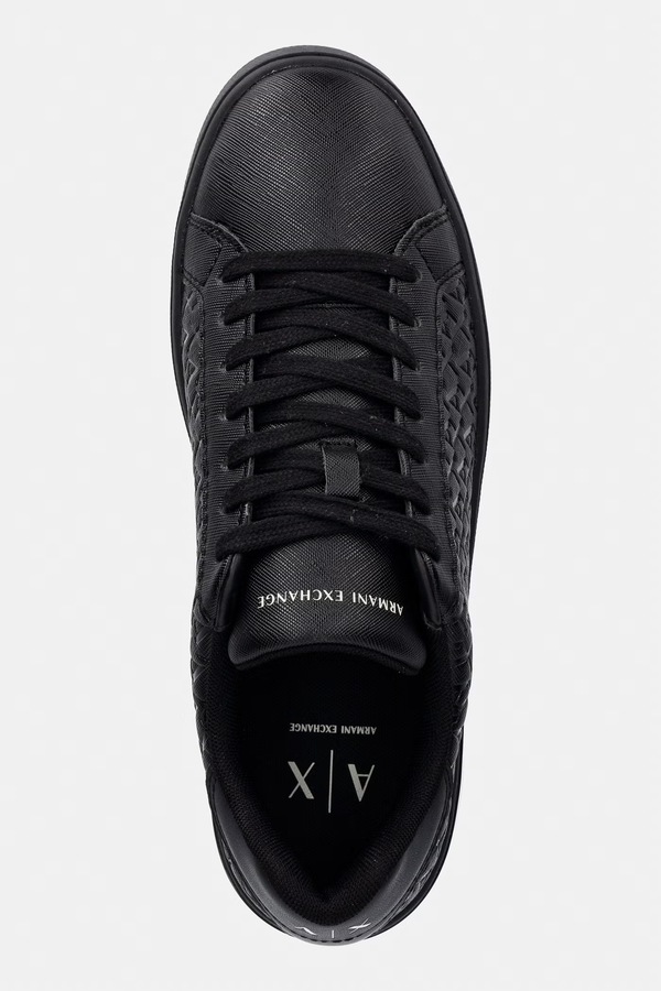Кросівки чоловічі Armani Exchange колір чорний фото 4