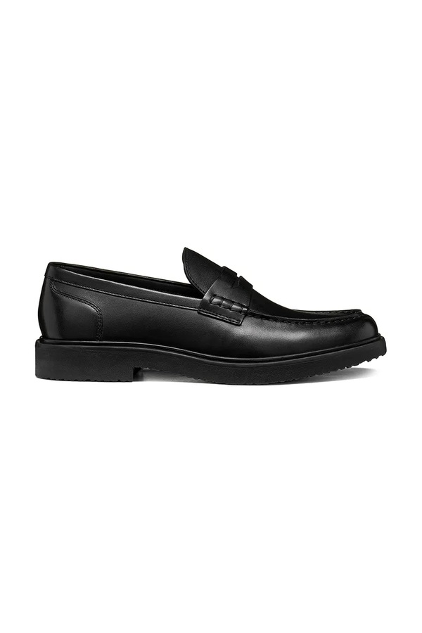 Лофери чоловічі шкіряні Geox U MASSIMIANO колір чорний
