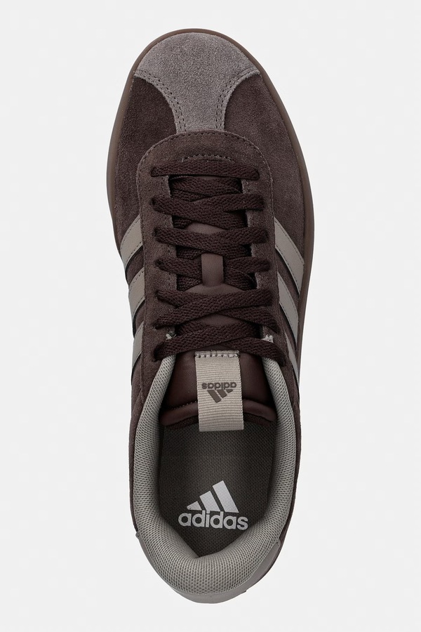 VL Court 3.0 кросівки чоловічі замшеві adidas колір коричневий фото 4