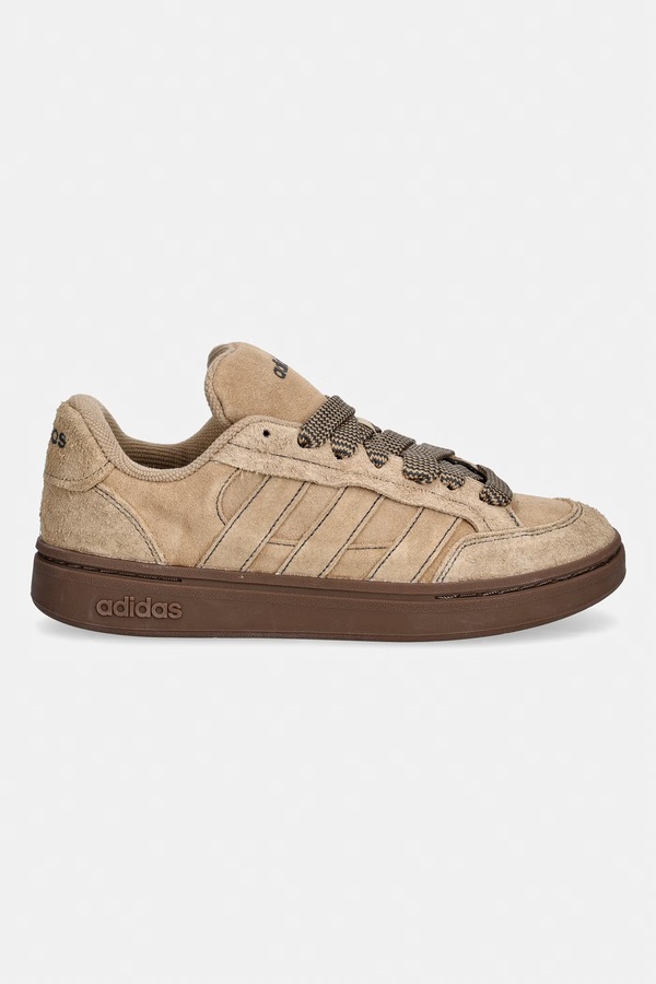 Ground Court Alpha кроссовки мужские замшевые adidas цвет коричневый
