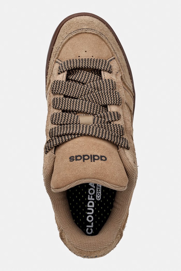 Ground Court Alpha кросівки чоловічі замшеві adidas колір коричневий фото 4