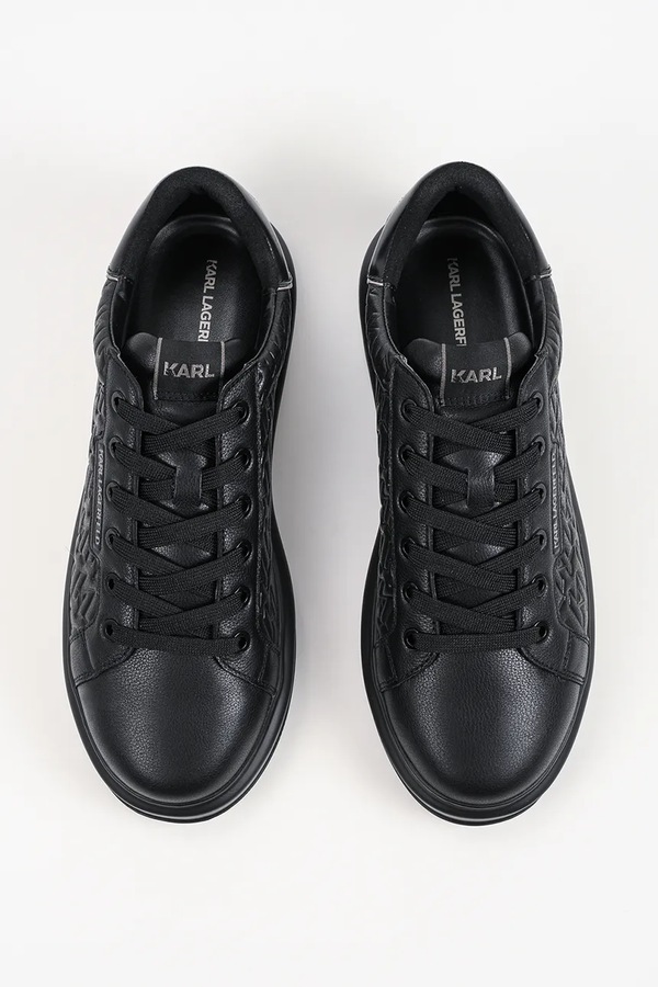 Kapri Mens кросівки чоловічі шкіряні Karl Lagerfeld колір чорний фото 4